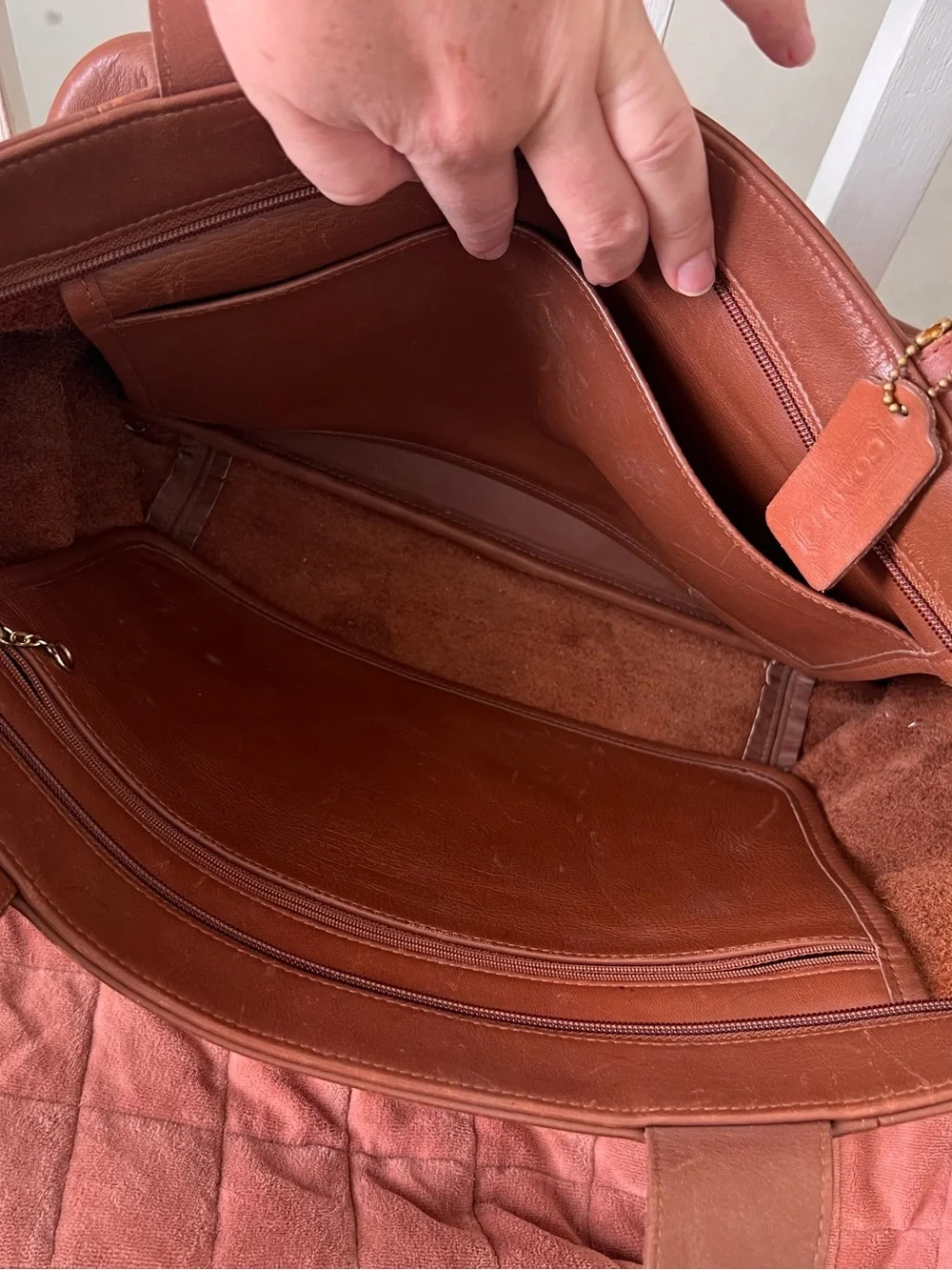 Coach vintage Tote Bag in Rich Cognac Brown